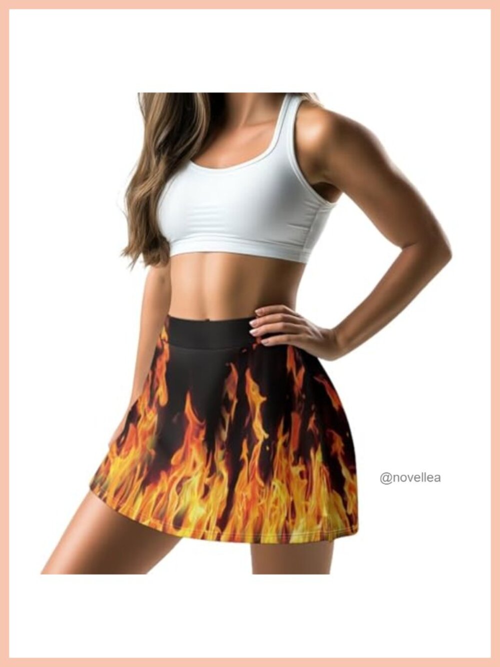 Women's Tennis Skort Athletic Golf Skirt High Waisted with Pockets